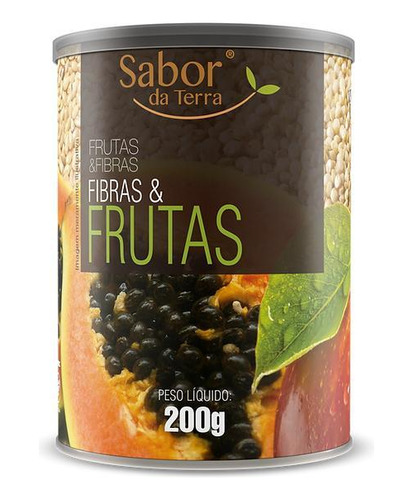 Kit 3x: Fibras De Frutas Sabor Da Terra 200g