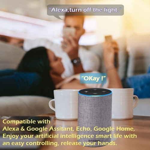 Alcance 20 Metros De Luz Con Control Remoto/wifi Luz Rgb