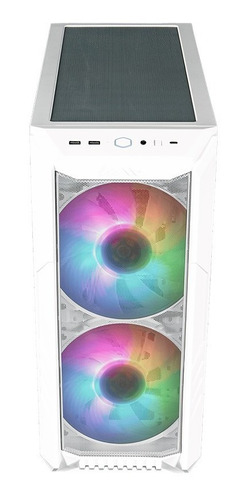 Imagen 2 de 2 de Caja E-atx Cooler Master Haf 500 Argb (blanco