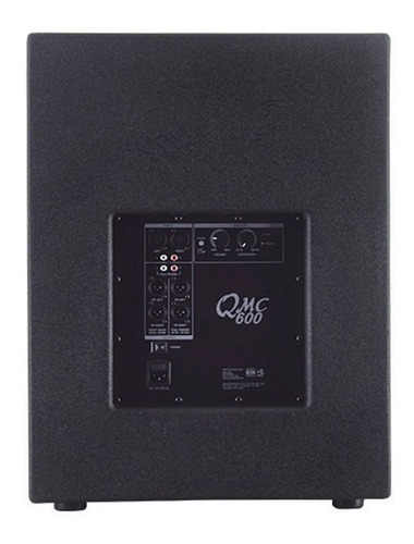 Imagen 2 de 3 de Bocina QMC QMC-600 negra 127V