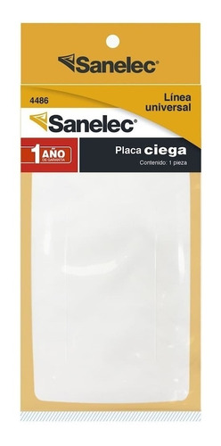 Placa Ciega Sanelec Universal Mod 4486 