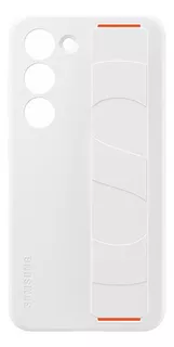 Funda Samsung Galaxy S23 Silicone Grip Cover Blanca Color Blanco Liso