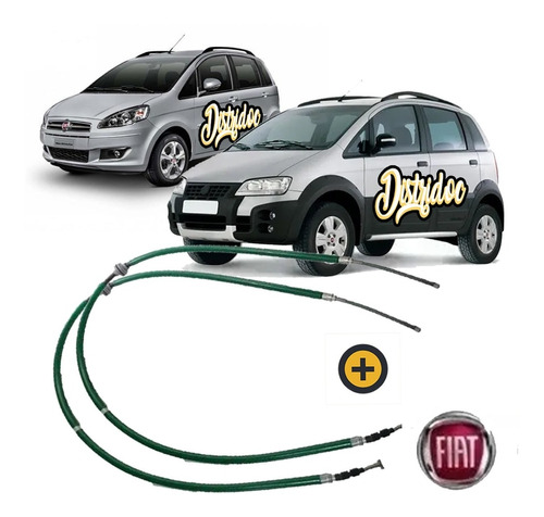 Kit De Cables De Freno Fiat Idea