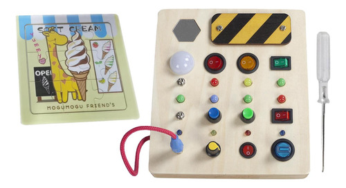 Montessori Busy Board Educación Temprana Para Viajes Niños