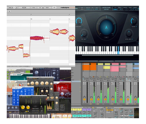 Ableton 10 + Antares 9 + Melodyne 5 + Fabfilter / Win