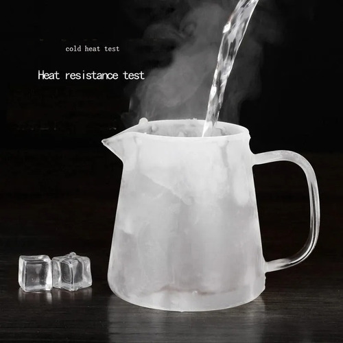 Imagen 4 de 10 de Tetera Vidrio Resistente Al Fuego Con Infusor Para Té 1200ml