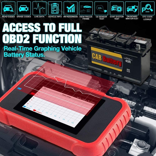Imagen 6 de 9 de Escaner Launch X431 Crp129e Cuerpo De Ac Tpms