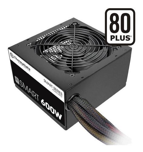 Fuente Thermaltake 600w Smart Spd-0600p 80 Plus Gamer Pc