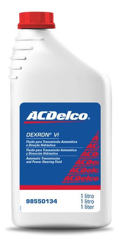 Fluido Transm Autom Direção Hidr Dexron Vi Acdelco 98550134