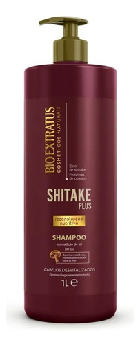  Shampoo Shitake Plus 1l - Bio Extratus