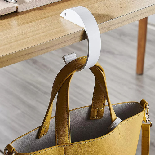 Gancho Para Coar Bolsos, Gancho Para Mesa, Blanco