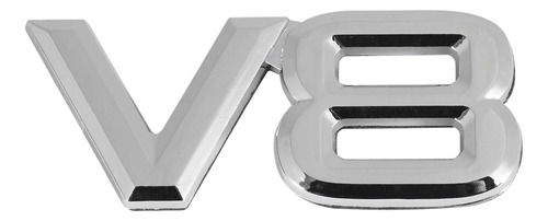 Pegatinas Cristalinas De 7,5 X 3,5 Cm Para Coche V8, 3d, Cro