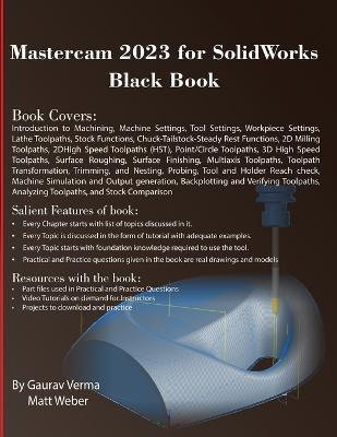 Libro Mastercam 2023 For Solidworks Black Book - Gaurav V...