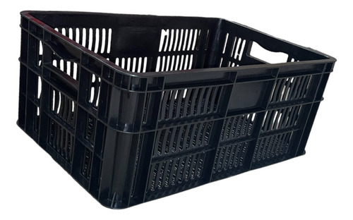 Canastilla Plástica Industrial 60x40x25 Carullera X 6 Unidad