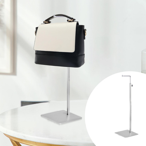 Estante De Exhibición Para Bolso, Monedero Plata Mate