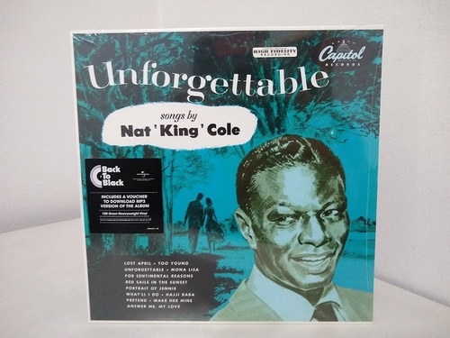 Nat King Cole Unforgettable Vinilo Lp 180g Europa