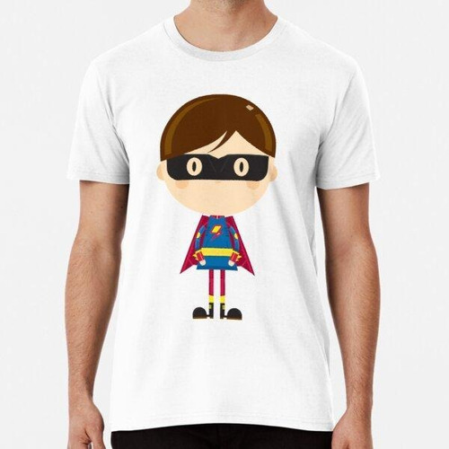 Remera Personaje De Superhéroe Heroico De Dibujos Animados L