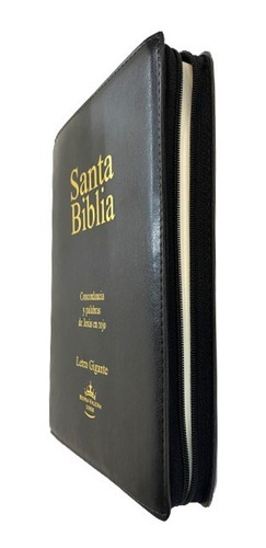 Imagen 3 de 8 de Biblia Reina Valera 1960 Letra Gigante Cierre Pjr Conc Negro
