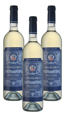 Kit 03 Unidades Vinho Casal Garcia Branco 750ml