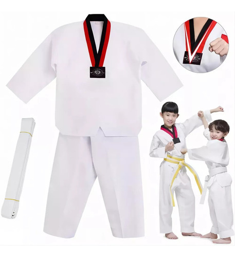 Traje De Taekwondo, Uniforme De Karate Para Niños