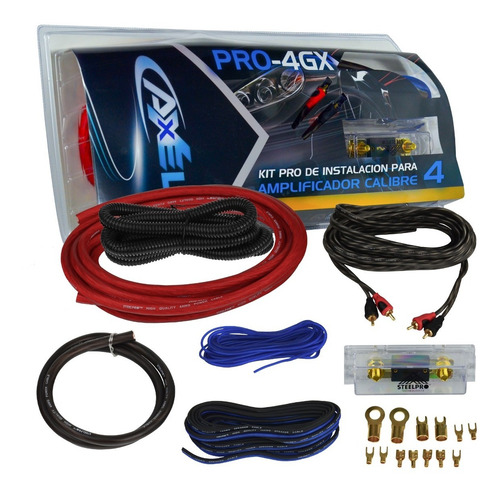 Imagen 2 de 6 de Kit De Instalación Calibre 4 Con Accesorios Steelpro Pro-4gx