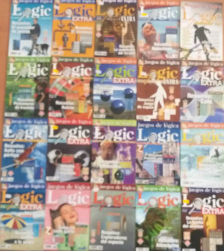 Lote X20 Revistas Logic Con Anuario Revistas Logic De Mente
