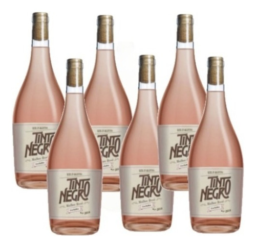 Vino Tinto Negro Uco Valley Rosado - Caja X 6 Unidades