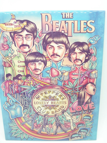 Placa Metal The Beatles 27x20cm Sargent Pepper