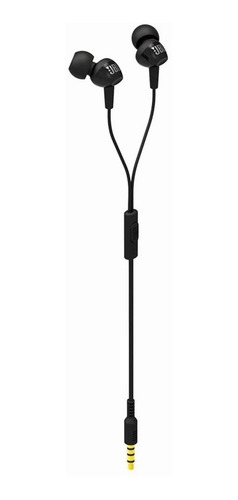 Imagen 1 de 4 de Auriculares in-ear JBL C100SI JBLC100SIU negro