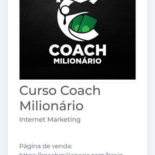 Imagem 2 de 2 de Curso Coach Milionária Te Oferecendo Um Modo Melhor De Empre