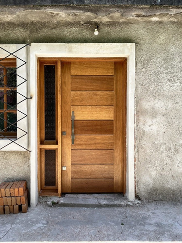Puerta Exterior 100% Maciza 2 Pulgadas Con Acople Y Ventana