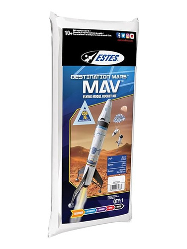 Mav Model Rocket Kit 7283 Cohete Para Principiantes Para Mul