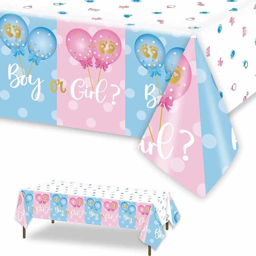 Mantel Baby Shower, Decoración Gender Reveal O Baby Shower