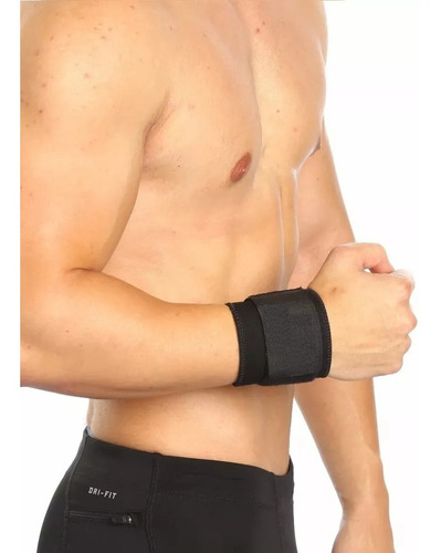 Imagen 3 de 6 de Muñequera Neoprene Lesiones Abrojo Tendinitis Cuotas