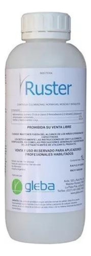 Ruster Insecticida Cucarachas Moscas Deltametrina X 1lt