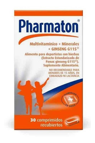 Pharmaton 30 Capsulas Ginseng - Unidad a $1863