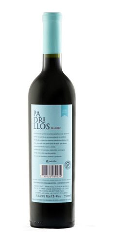 Vino Padrillos Malbec Caja X6 750 Ml