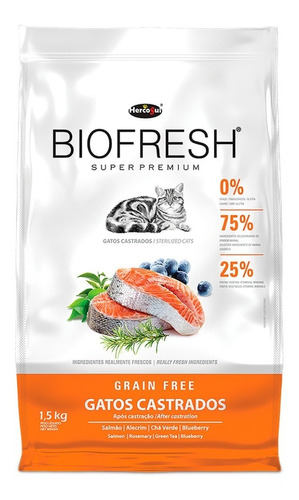Biofresh Gato Castrado Super Premium 1,5 Kg