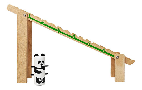 Panda Subir Escaleras Juguete Juguetón Montaña Rusa