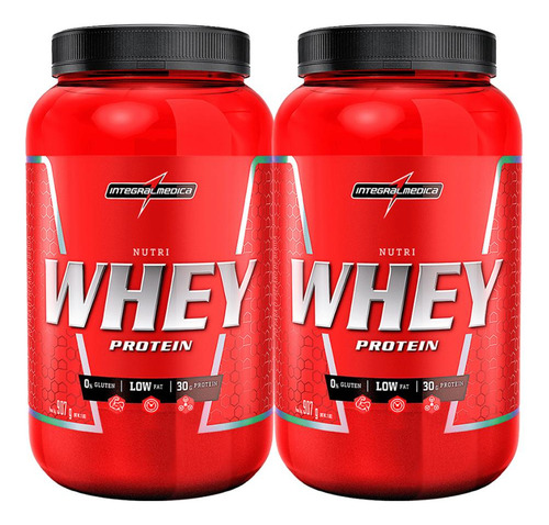 Combo 2 Suplemento Em Po Isolado Concentrado Nutri Whey