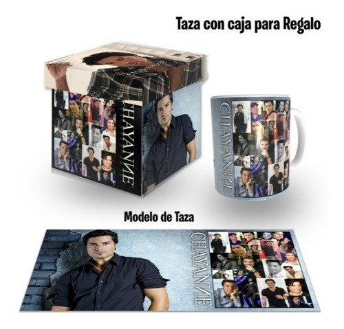 Taza Con Caja Para Regalo, Modelo Chayanne, Con Envio