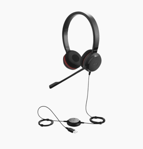 Jabra Evolve 30 Duo Con Conexión Usb / 3.5mm, Micrófono 