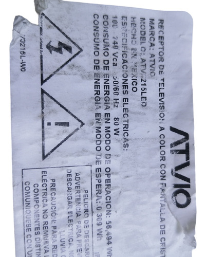 Base Soporte Para Tv Atvio Atv32qtled (Usado)