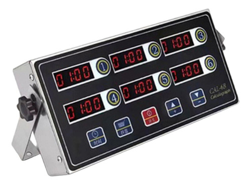 . Temporizador Digital De Cocina, Reloj Para 6 Canales