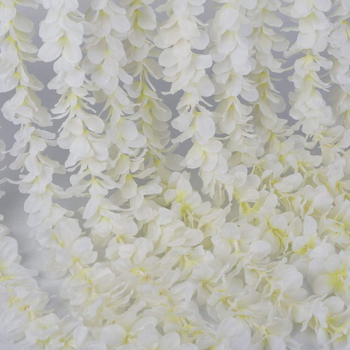 Guirnalda Artificial De Seda Glicina Vid Flores Colgantes Ca