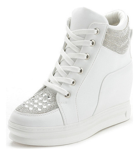 Zapatos Casuales Zapatillas De Deporte Cuña Zapatillas Altas