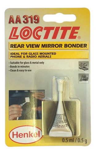 Pegamento Adhesivo Espejo Retrovisor Interior Loctite Aa 319