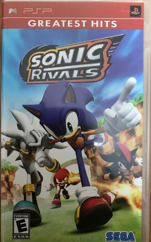 Juego Psp- Sonic Rivals - Original - Incluye Guía 