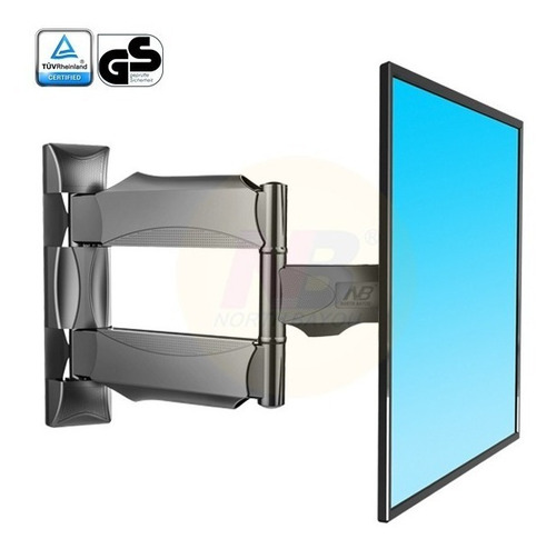 Imagen 2 de 9 de Soporte Tv North Bayou P4 32 A 58 + Repisa Flotante Vidrio