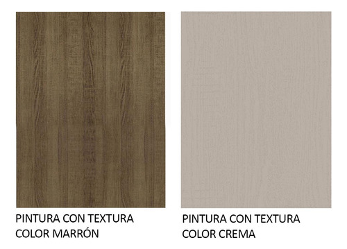 Mesa De Comedor Rectangular Madesa 4 Puestos Marrón Crema